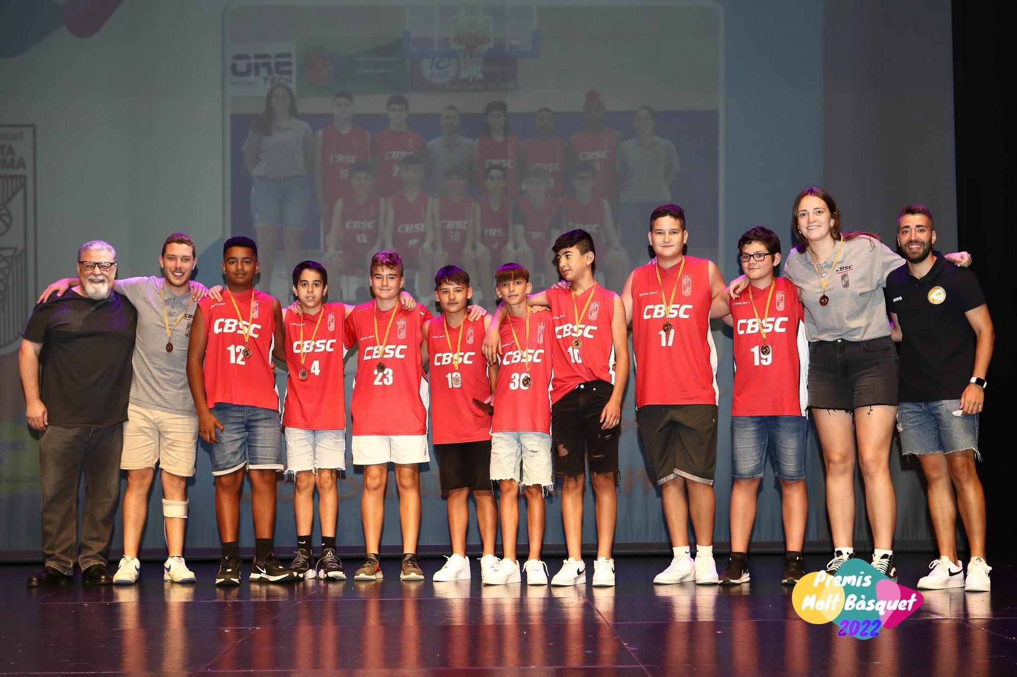 Menció CB Santa Coloma (Preinfantil masculi) Campions Fase Prèvia  Fase Regular FCBQ Nivell A masculí