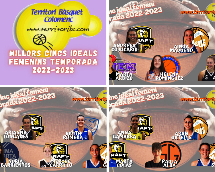 Millors Cincs Ideals femenins Temporada 2022-2023