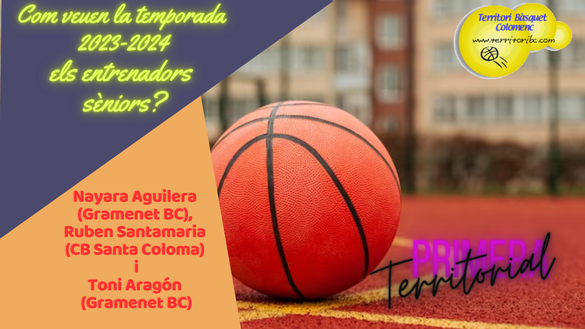 Arriba la temporada pels entrenadors sèniors. Nayara Aguilera, Rubén Santamaria i Toni Aragón