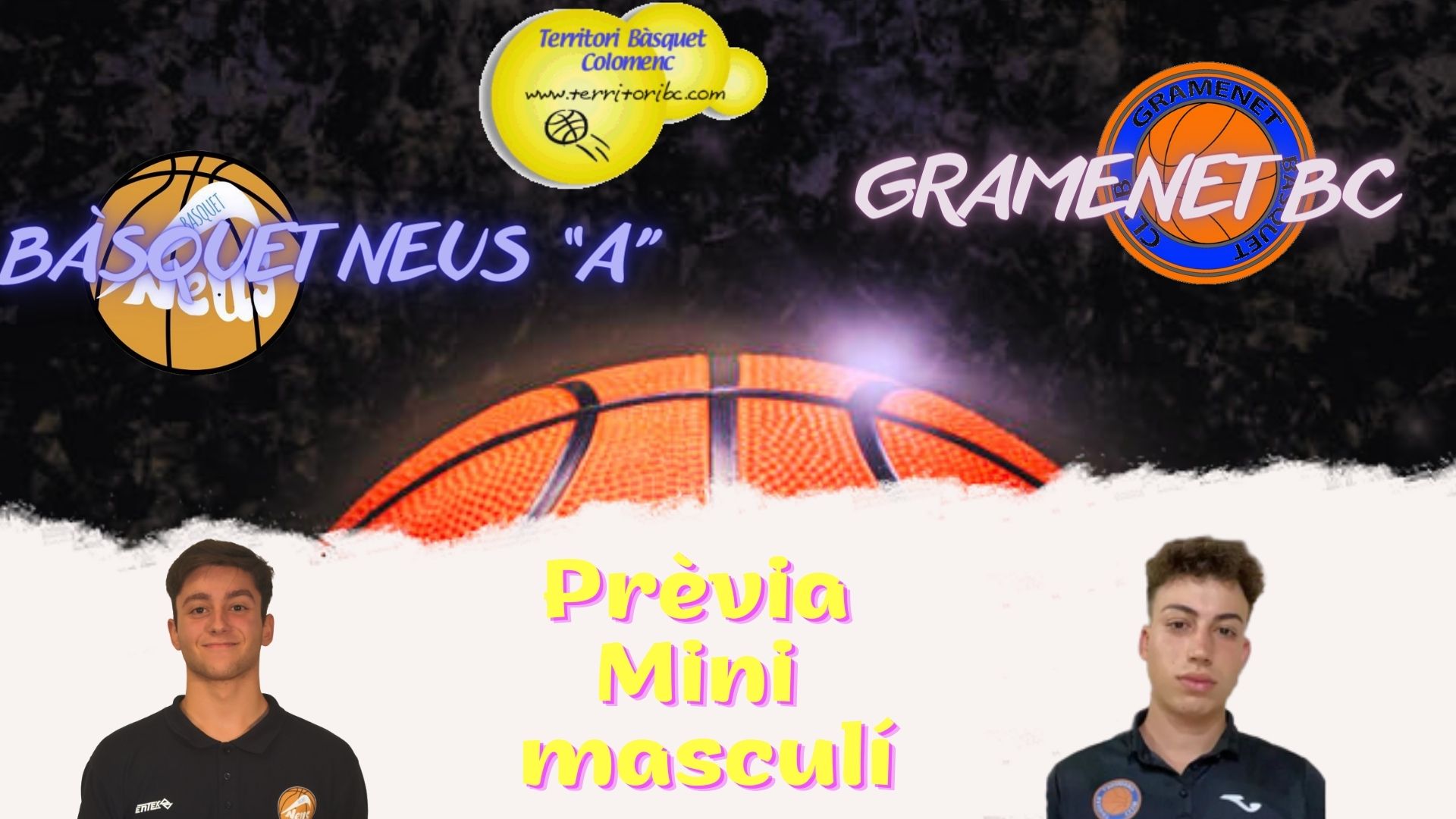 Prèvia derbi colomenc: Bàsquet Neus "A" - Gramenet BC. Mini masculí