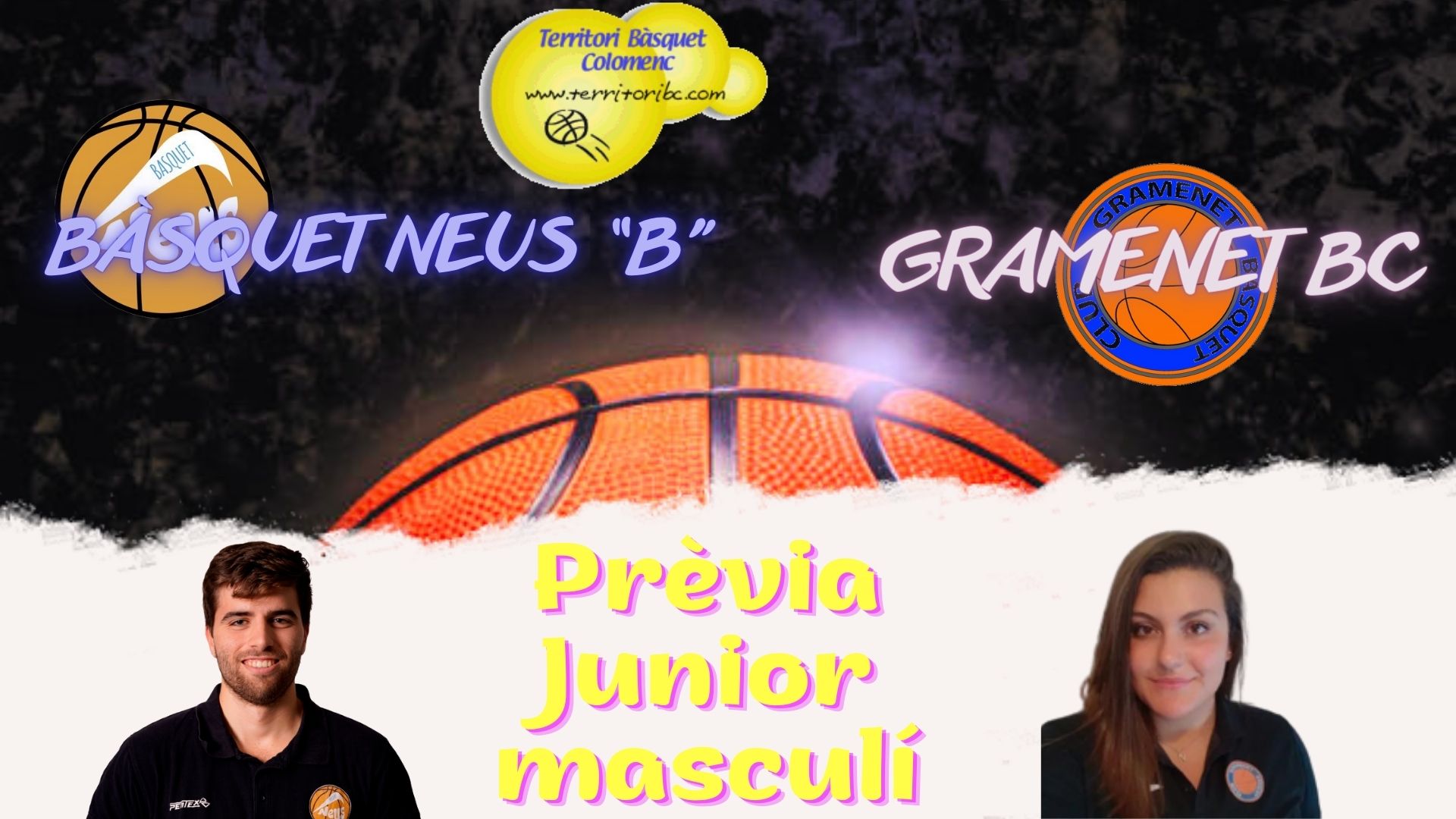 Prèvia derbi colomenc: Bàsquet Neus “B” - Gramenet BC. Junior masculí