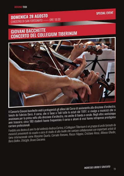 GIOVANI BACCHETTE - CONCERTO DEL COLLEGIUM TIBERINUM