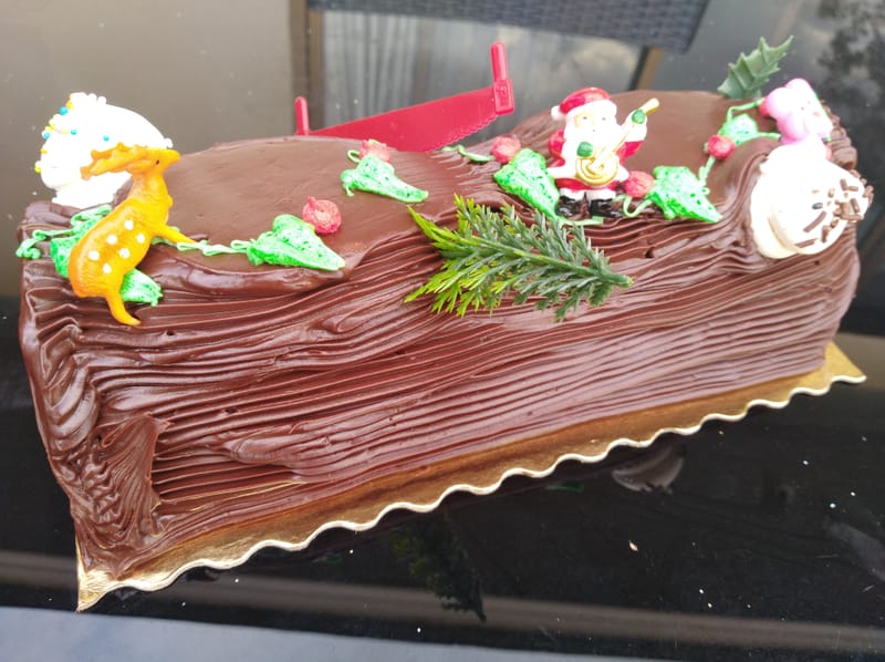 Bûche Chocolat, "pure Ganache"