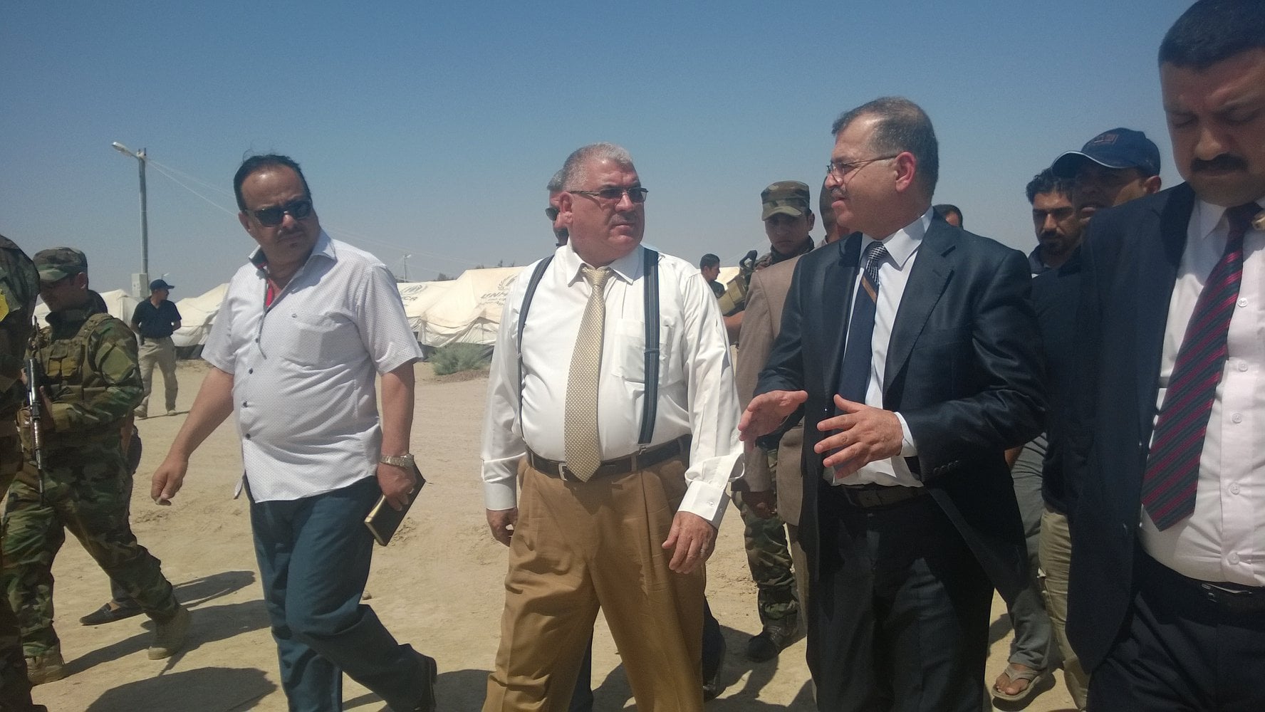 Excellency Ambassador Muhammad Al-Hamdani visited the camp