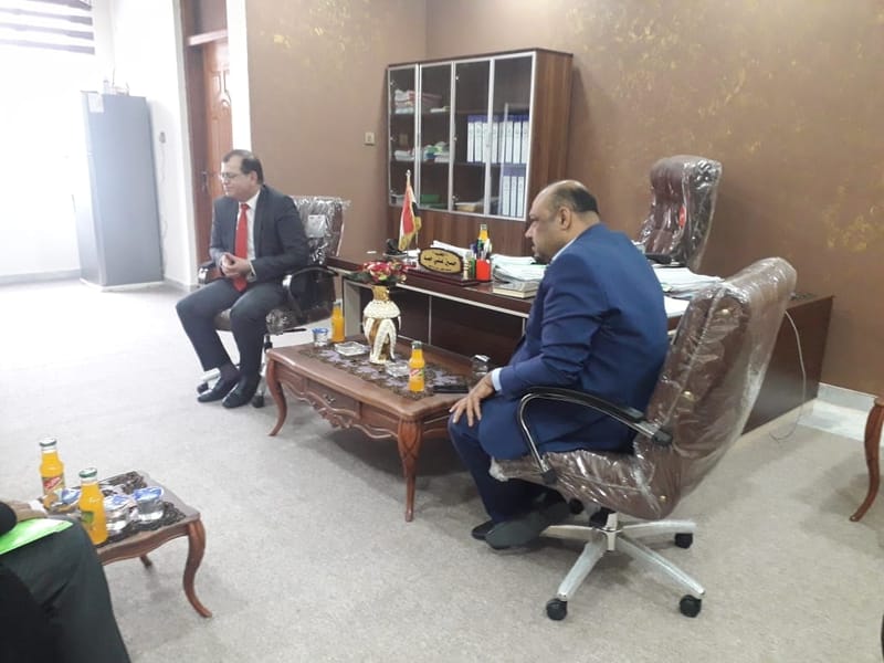 زيارة السفير الى مدينة صلاح الدين