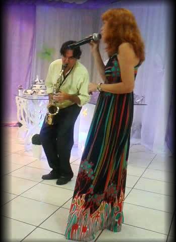 Com o ex-marido Osvaldo Garcia
