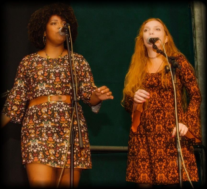 Alguns registros fotográficos de Roseane Garcia em palco