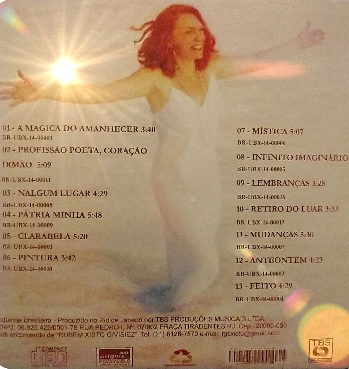 CD Solo "Canções embaladas de poesia e brasilidade"