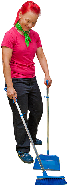 Moikka! Mä oon Mervi ja mä olisin tulossa teille siivoamaan.