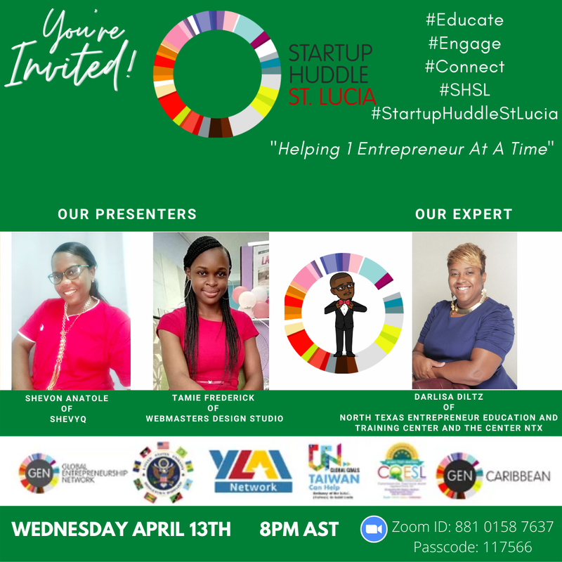 STARTUP HUDDLE ST. LUCIA: APRIL 2022
