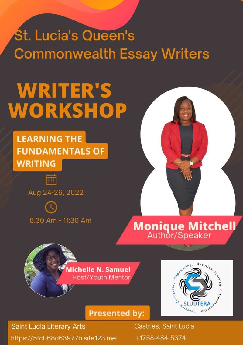 St. Lucia Literary Writers Workshop with Monique Mitchel