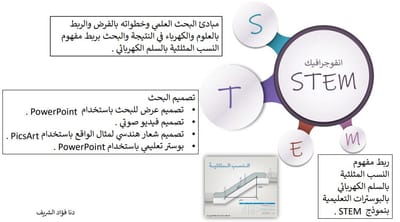 انفوجرافيك STEM دنا الشريف