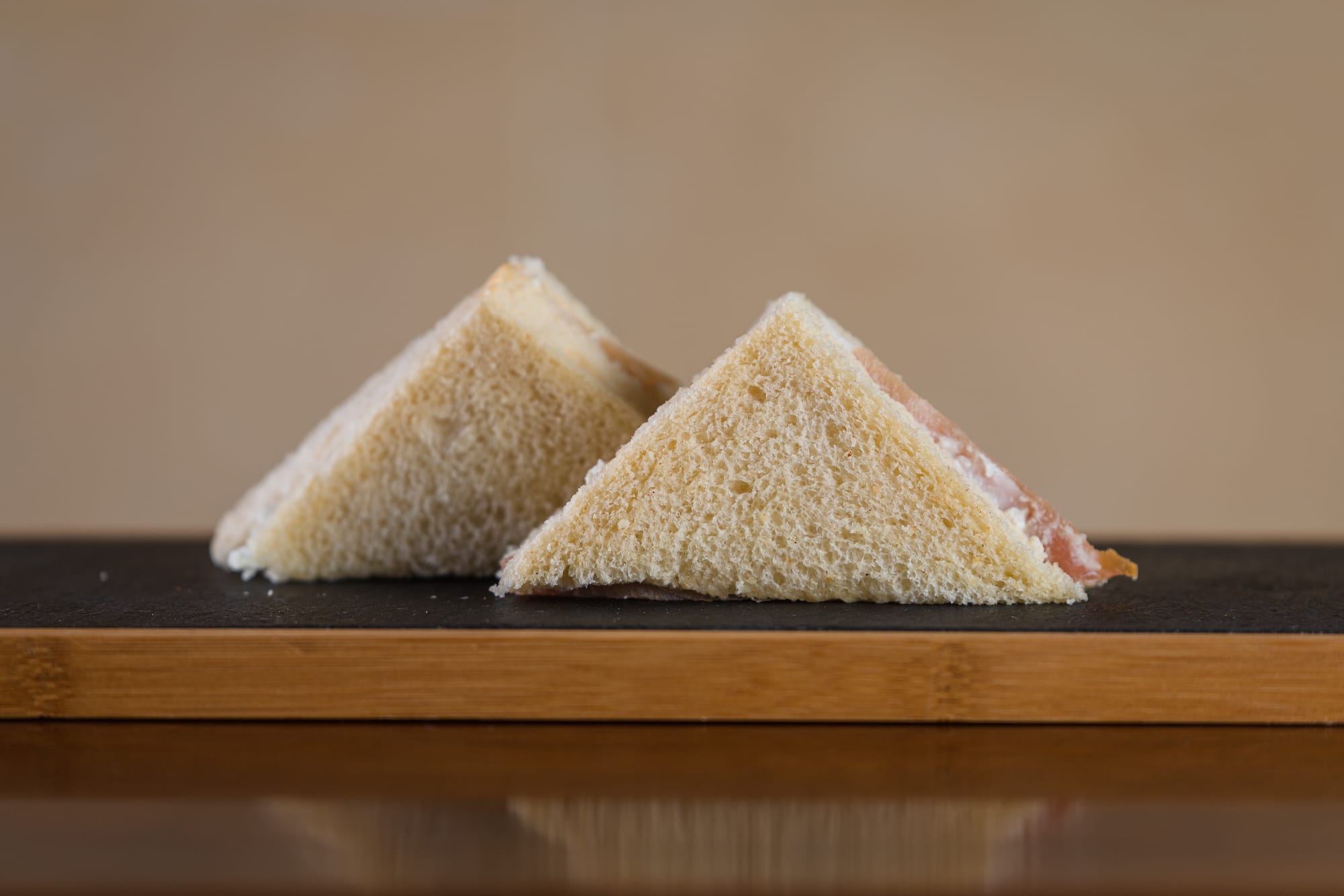 Parma Ham & Cream Cheese Sandwiches