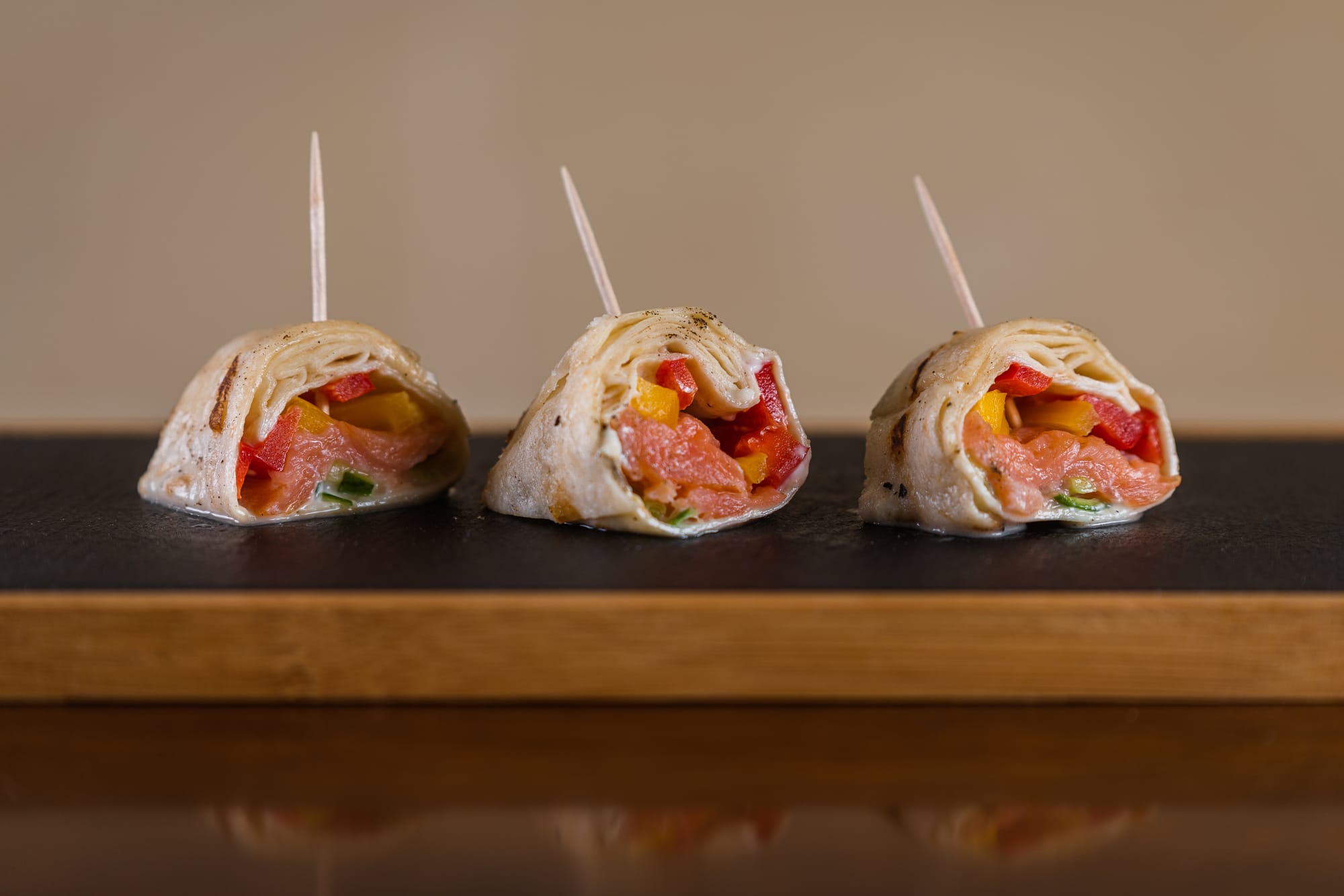 Smoked Salmon Wraps