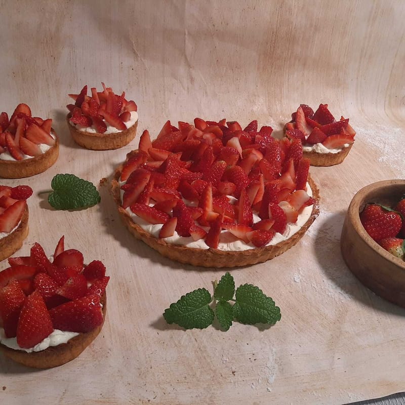 פאי תותים קוטר 24'