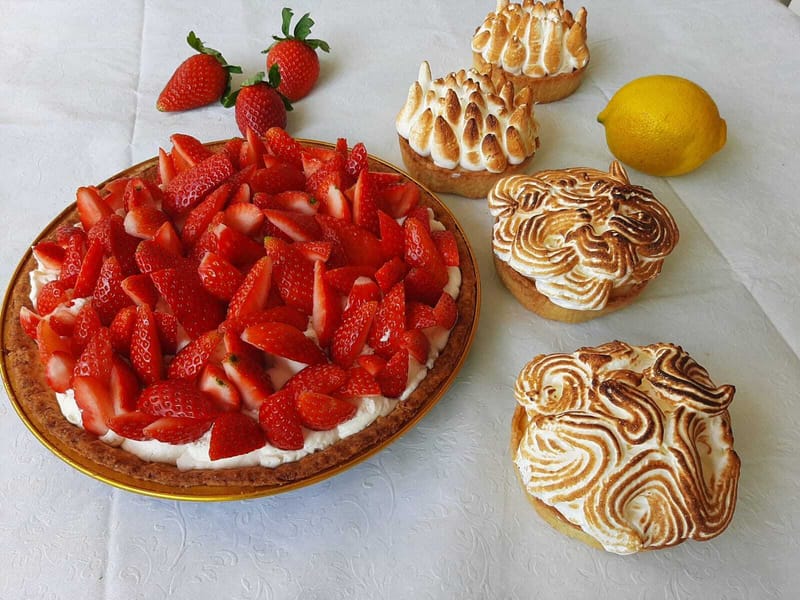 פאי תותים קוטר 24'