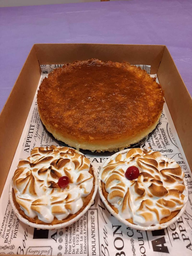 מארז עוגת גבינה ופאי לימון