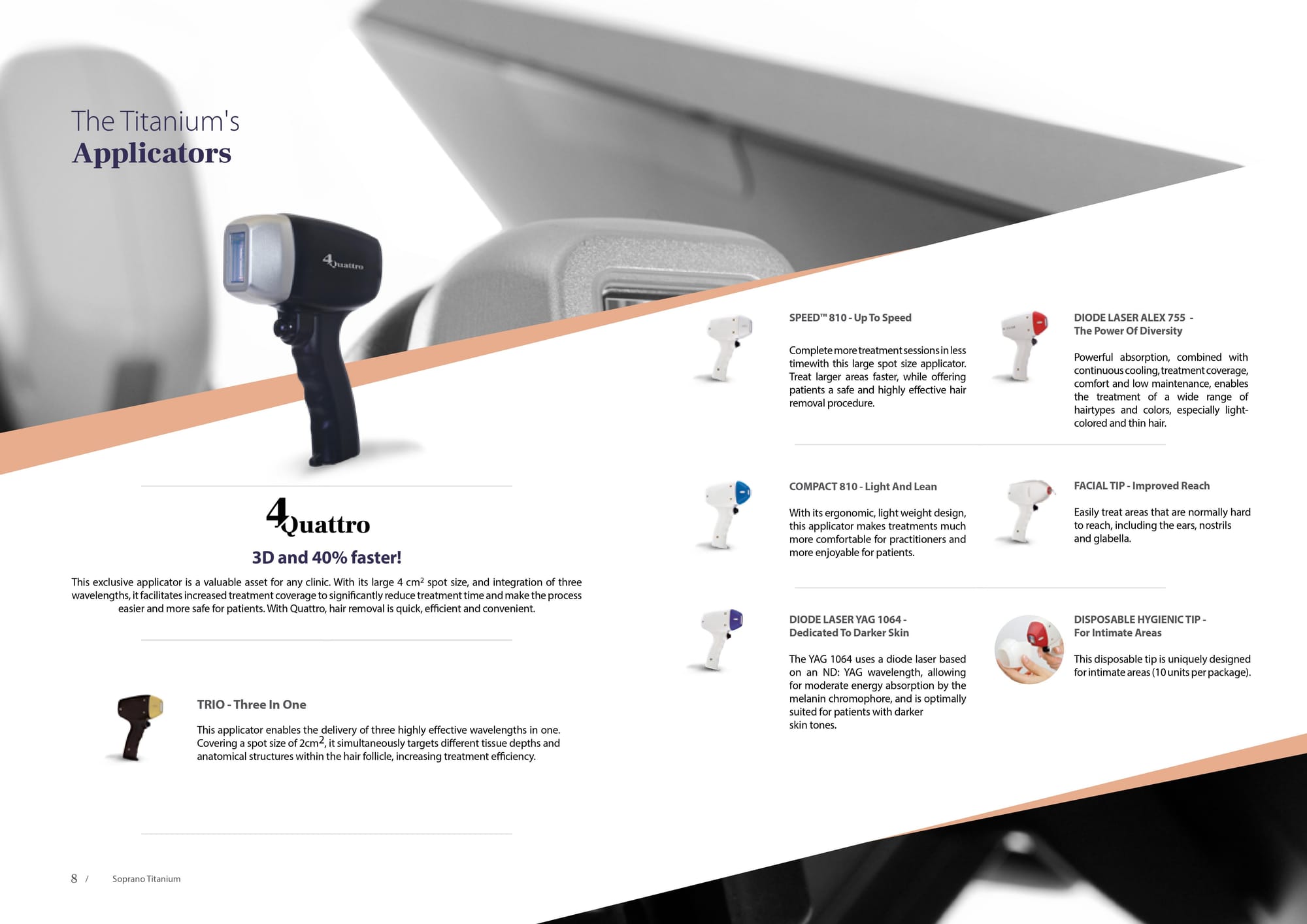 Triple Laser :  Soprano Titanium