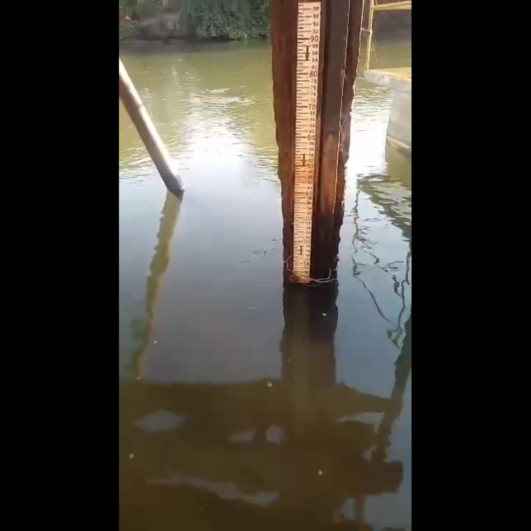 Seca no rio Jauru em agosto de 2021