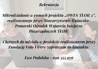 Mikrodziałanie OWES TŁOK                    01.10.2021 - 30.04.2022