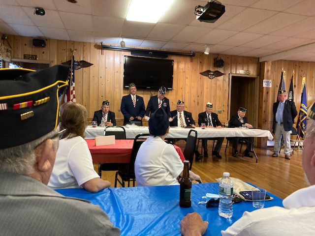 Legion Officers were installed