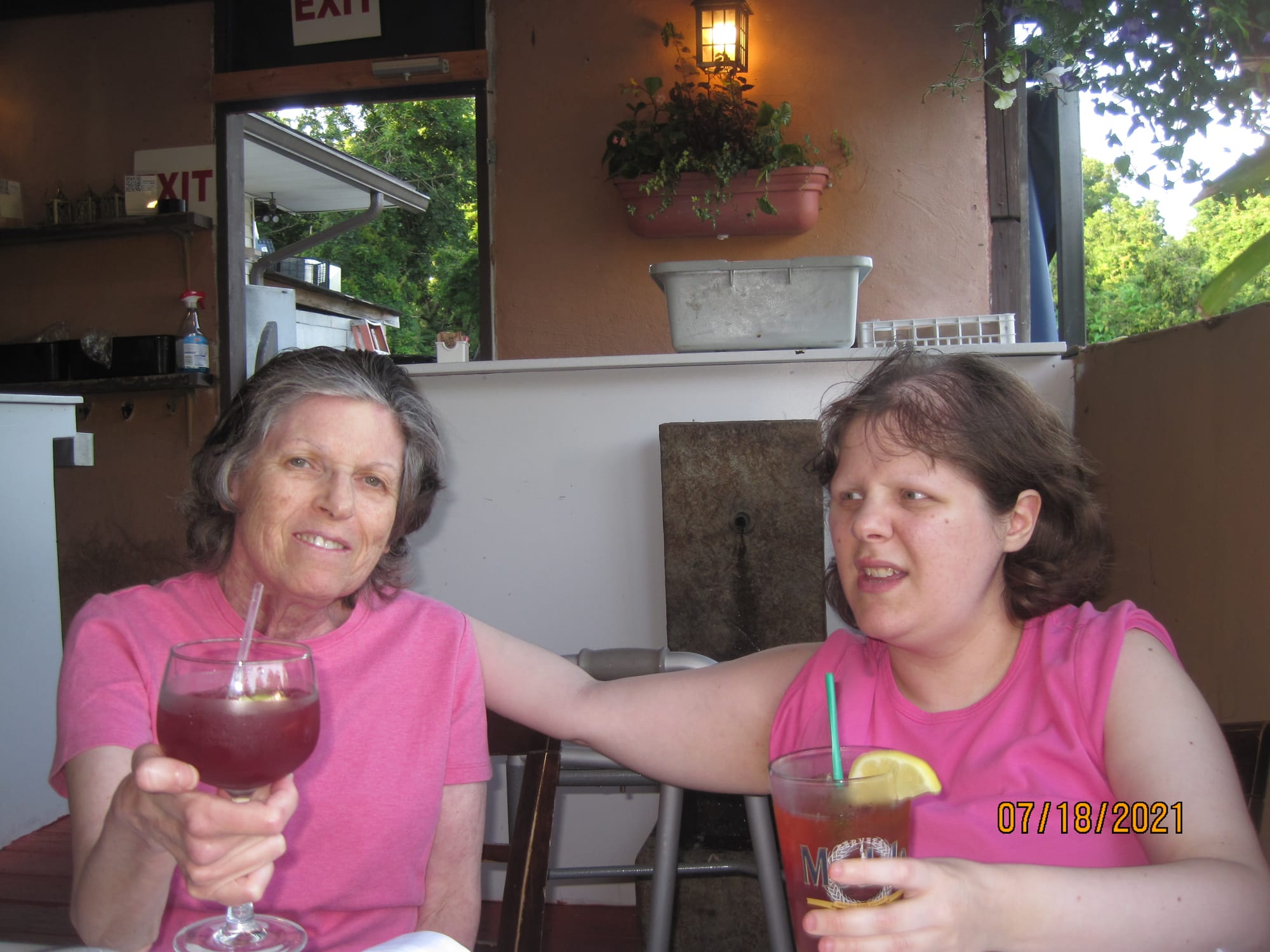 Ellen and Eileen at Viva La Vida