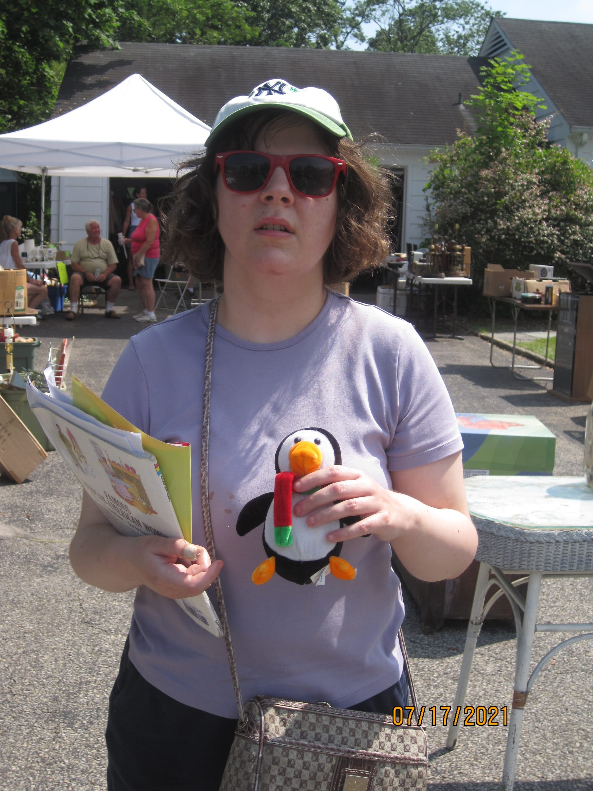 Eileen and friend at the estate sale