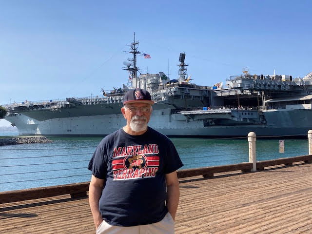 me by USS Midway in San Diego