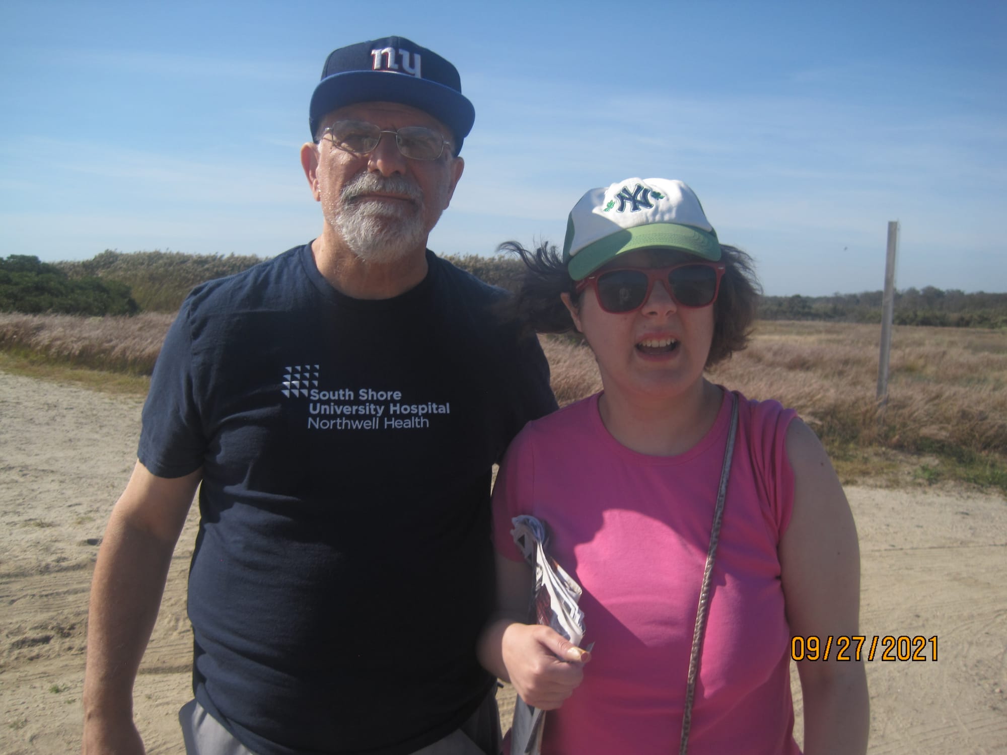 Eileen and I are at Heckscher State Park