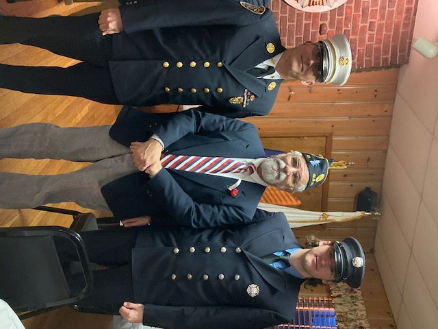 Me with the chief and our honoree