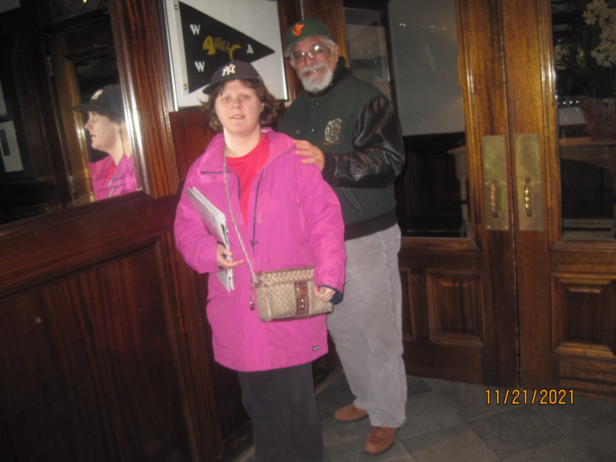 Eileen and me in the foyer at the View