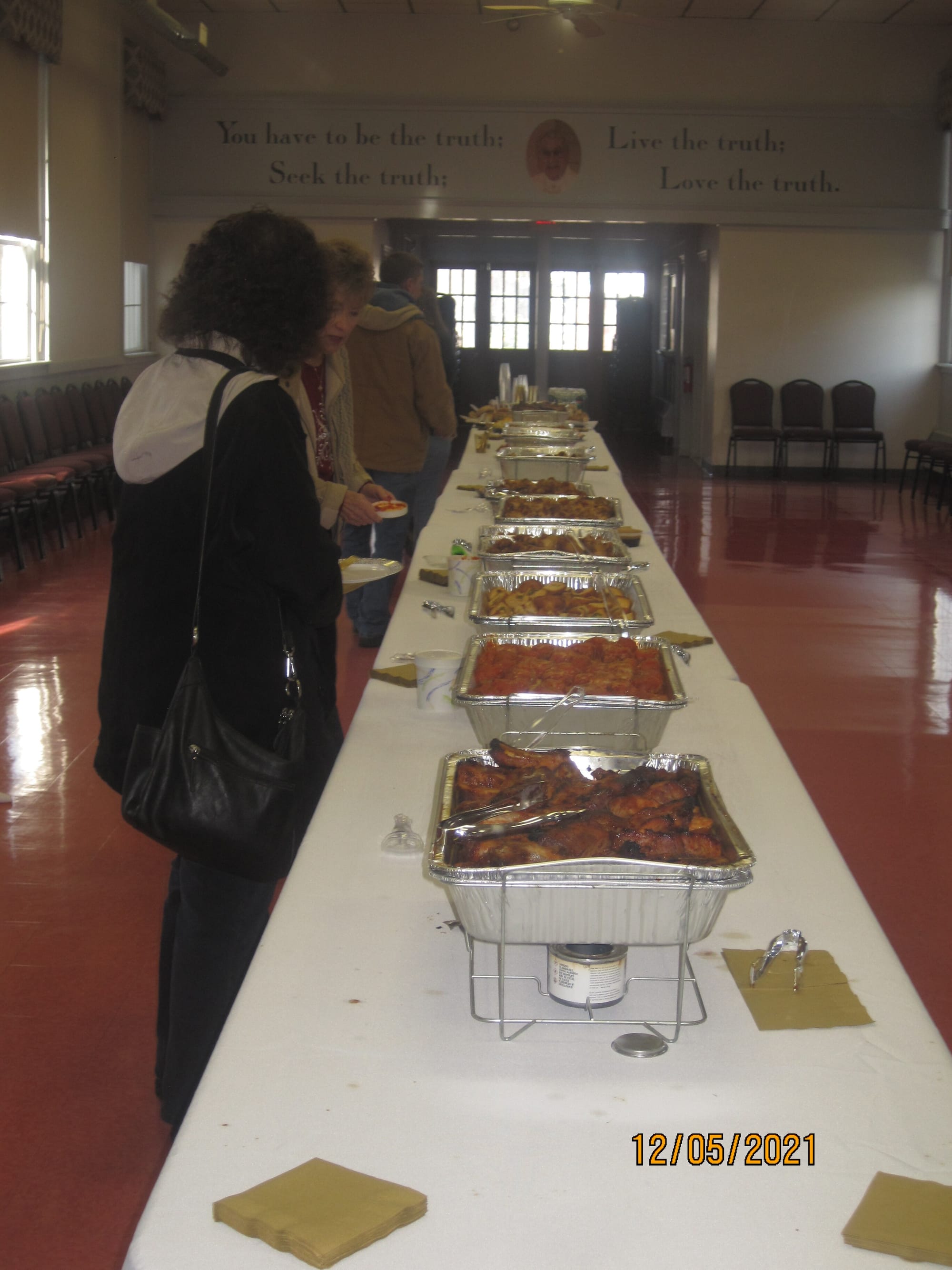 Buffet at St. Mary's to honor our pastor