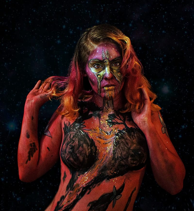 Creative body painting