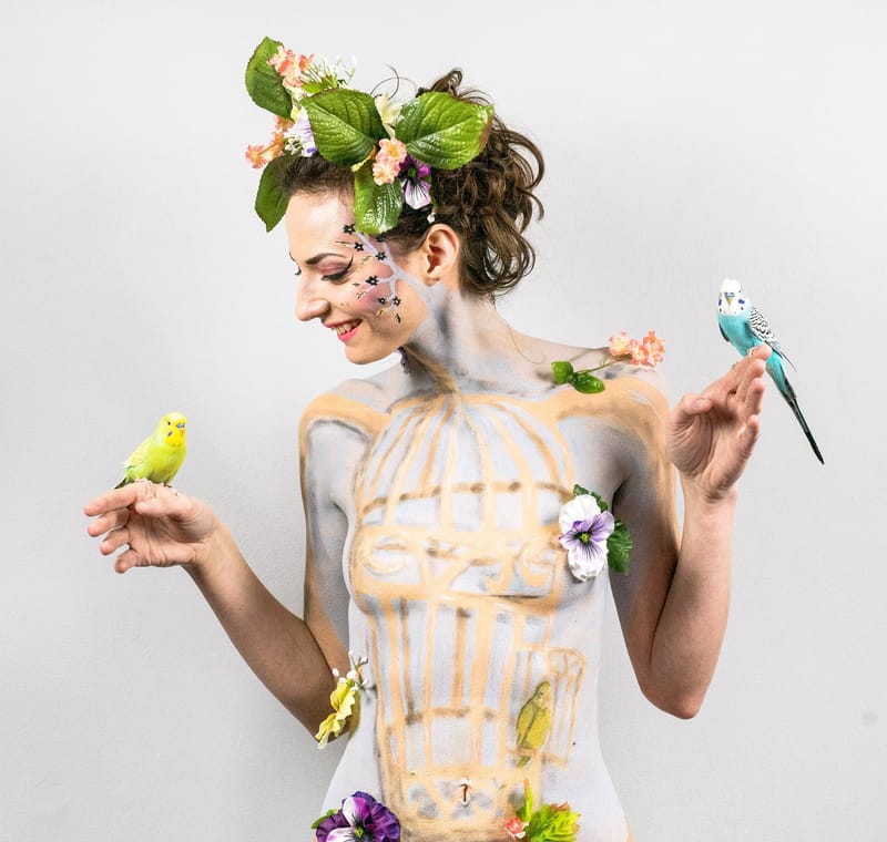 Creative body painting