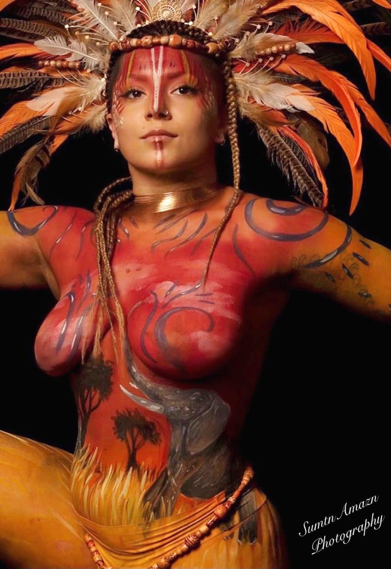 Creative body painting