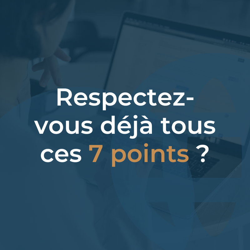 Les 7 points incontournables d'un site web