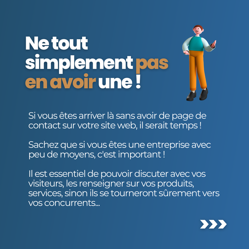 Attention à ces erreurs les plus courantes sur la page "Contact" !