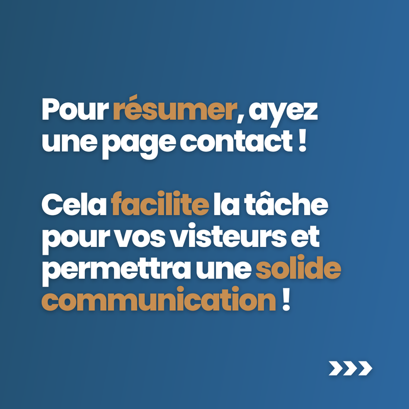 Attention à ces erreurs les plus courantes sur la page "Contact" !