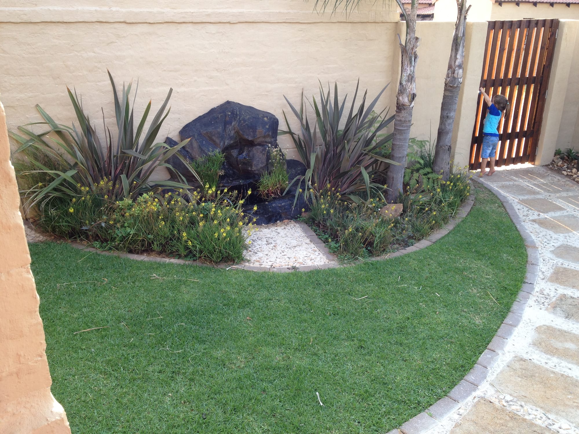 First garden design
