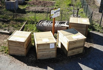 Un site de compostage collectif