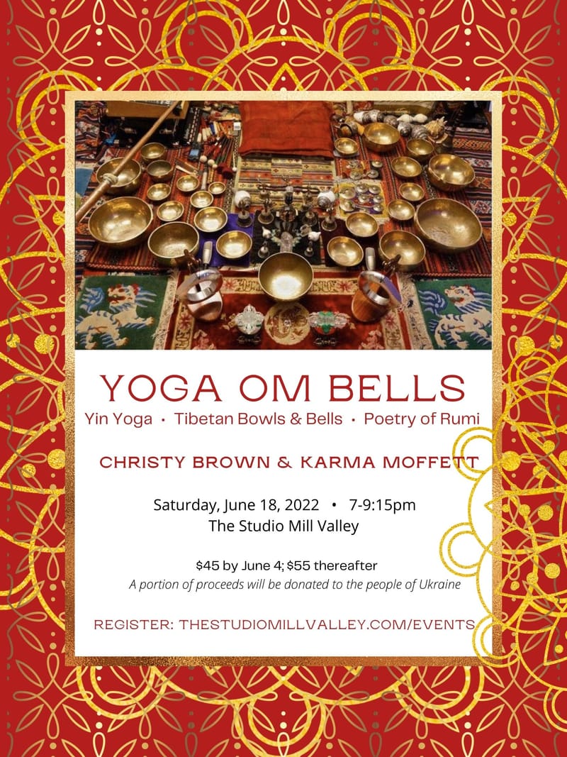 YOGA OM BELLS with CHRISTY BROWN & KARMA MOFFETT