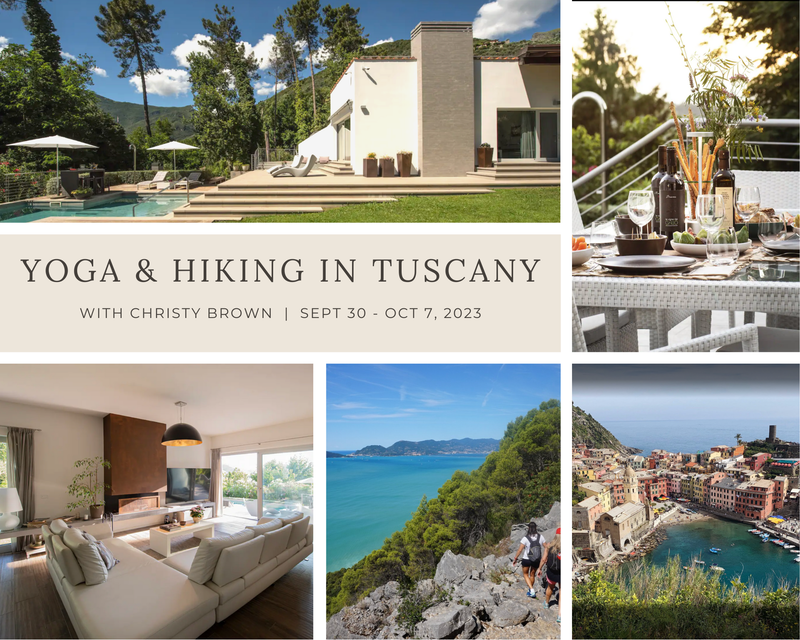 YOGA & HIKING in TUSCANY