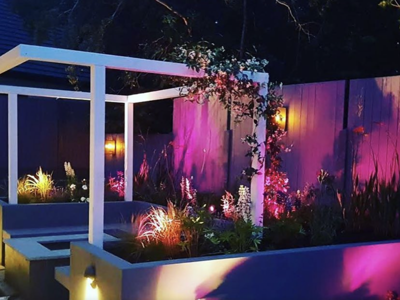 Outdoor space lighting design & installation