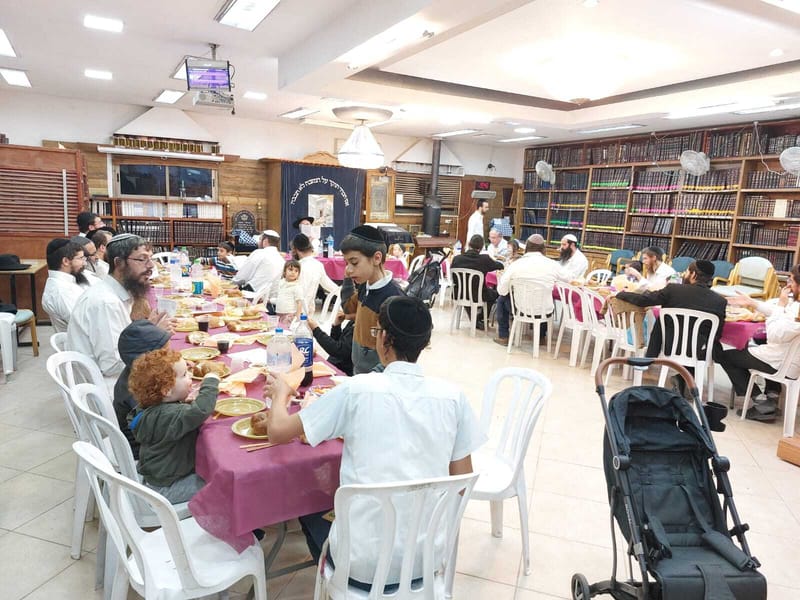 טקס הדלקה וסעודה לכבוד הצדיק רבי שמעון בר יוחאי!