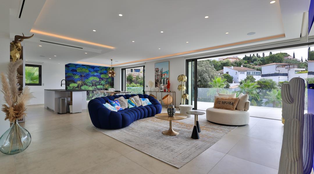 DECORATION D'UNE VILLA SUR SAINTE MAXIME