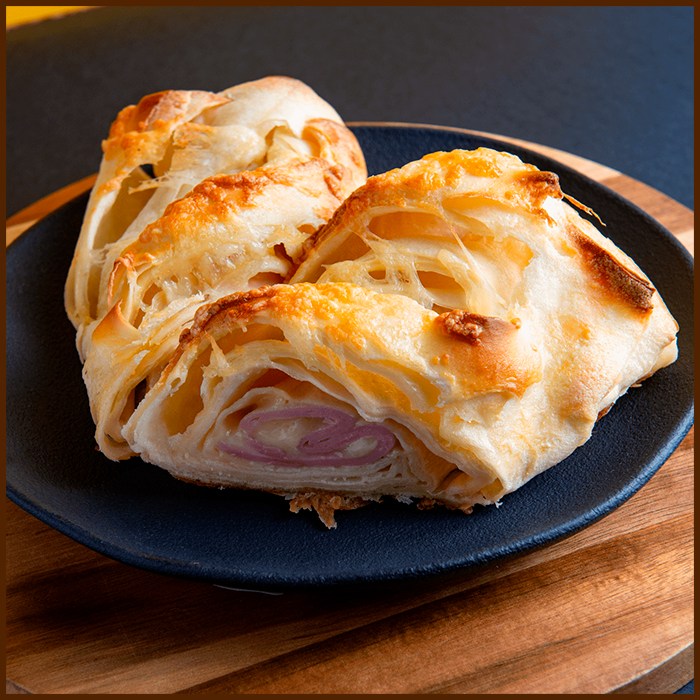 Baguetes folhadas recheadas