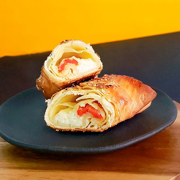 Baguetes folhadas recheadas