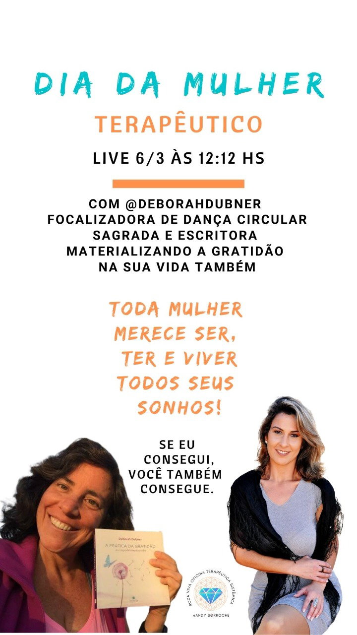 Live sobre Dança Circular e Gratidão