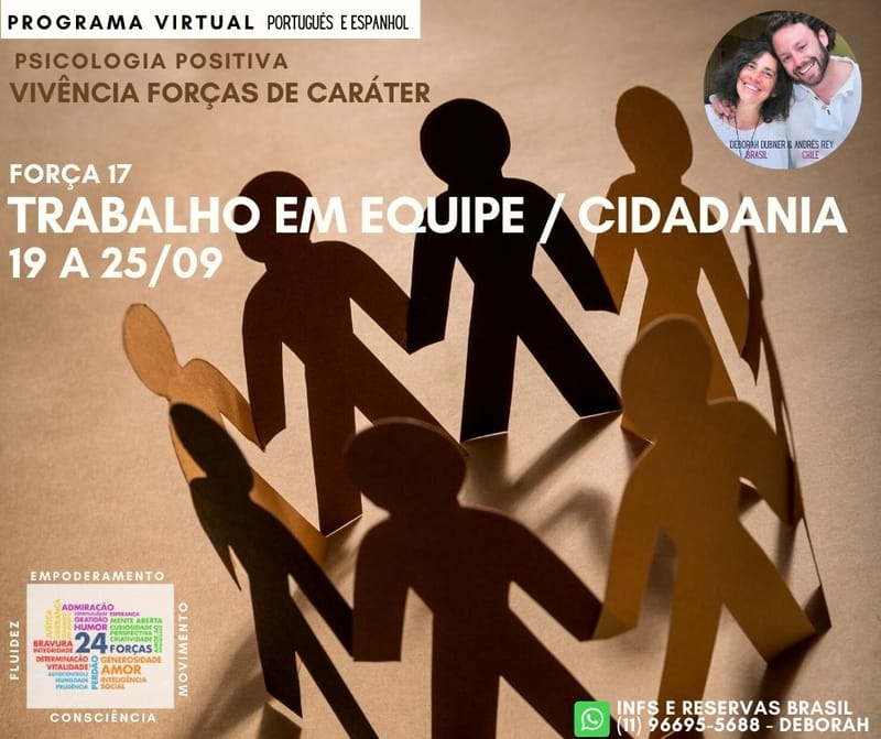 FORÇAS DE CARÁTER - TRABALHO EM EQUIPE /CIDADANIA