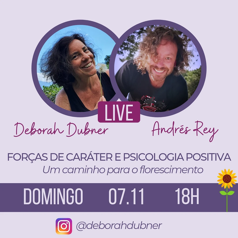 LIVE - FORÇAS DE CARÁTER E PSICOLOGIA POSITIVA